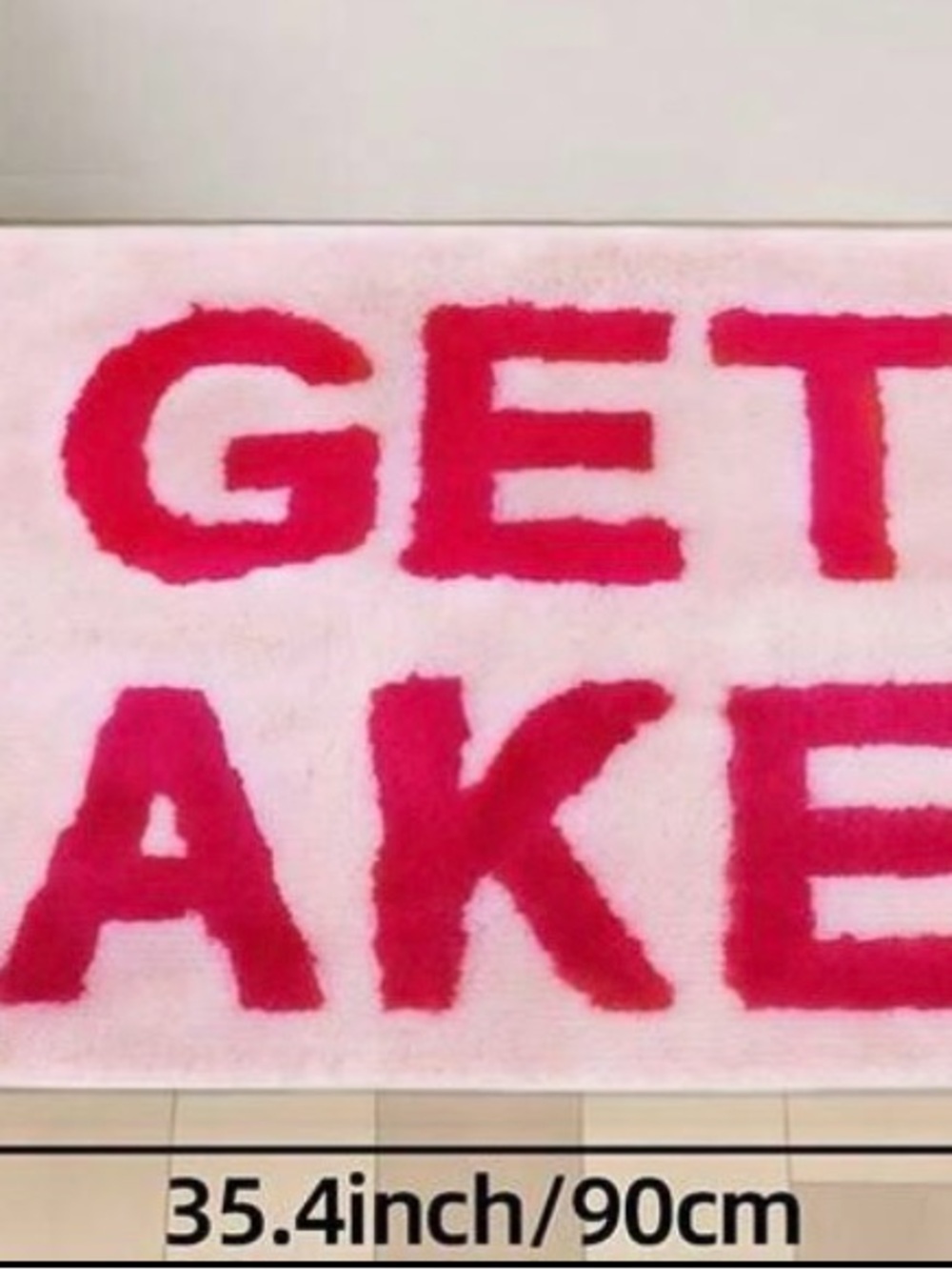 GET NAKED Pink Bath Mat